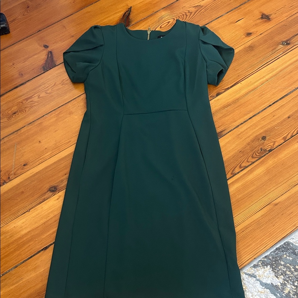 Ann Taylor Forest Green Midi Dress